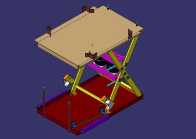 MESA AUTOMÁTICA PARA TRABAJO EN ALTURA ERGONOMICA